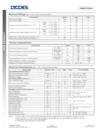 DMN3070SSN-7 Datenblatt Seite 2