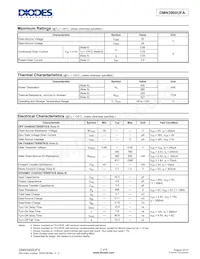 DMN3900UFA-7B Datasheet Pagina 2