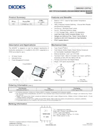 DMNH6012SPSQ-13 Datasheet Cover