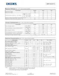 DMP1045UFY4-7 Datasheet Pagina 2