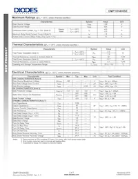 DMP10H400SE-13 Datasheet Pagina 2