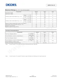 DMP2018LFK-7 Datasheet Pagina 2