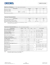 DMP3015LSSQ-13 Datasheet Pagina 2