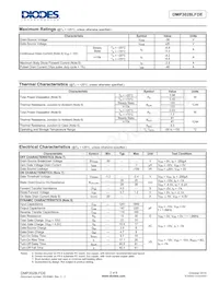 DMP3028LFDE-13 Datasheet Pagina 2