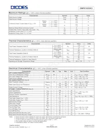 DMP6185SK3-13 Datasheet Pagina 2