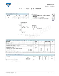 SI1302DL-T1-GE3 Datasheet Cover