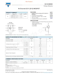 SI1416EDH-T1-GE3數據表 封面