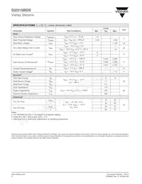 SI2315BDS-T1-GE3 Datasheet Pagina 2