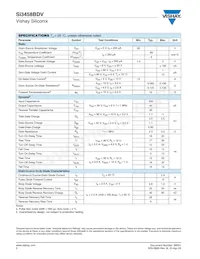 SI3458BDV-T1-GE3 Datasheet Pagina 2