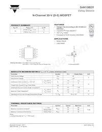 SI4410BDY-T1-GE3數據表 封面