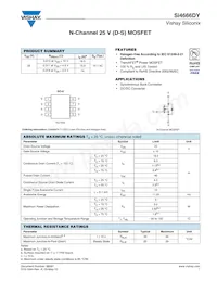 SI4666DY-T1-GE3數據表 封面