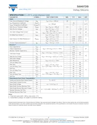 SI8497DB-T2-E1 Datasheet Pagina 2