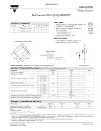 SIB406EDK-T1-GE3數據表 封面