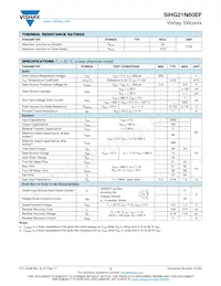 SIHG21N60EF-GE3 Datasheet Page 2