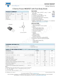 SIHG61N65EF-GE3 Datenblatt Cover