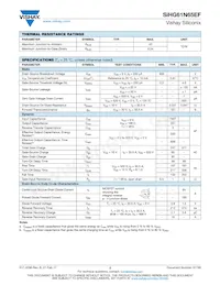 SIHG61N65EF-GE3 Datenblatt Seite 2