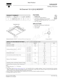 SIR492DP-T1-GE3 Datasheet Copertura