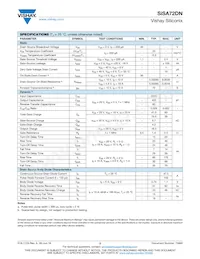 SISA72DN-T1-GE3 Datasheet Pagina 2