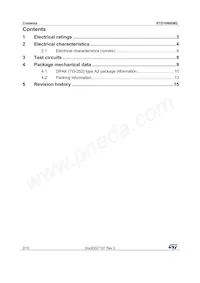 STD16N60M2 Datasheet Pagina 2