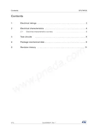 STU7NF25 Datasheet Pagina 2