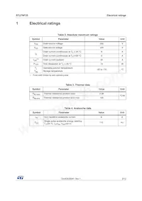 STU7NF25 Datasheet Pagina 3