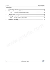 STW48N60DM2 Datasheet Pagina 2