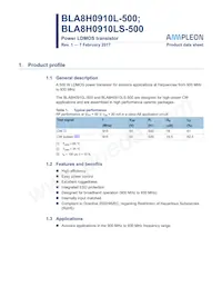 BLA8H0910L-500U Datenblatt Cover