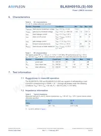 BLA8H0910L-500U Datasheet Pagina 3