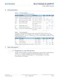BLC10G22LS-240PVTY Datasheet Page 3