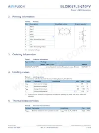 BLC8G27LS-210PVY Datasheet Pagina 2