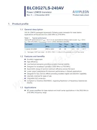 BLC8G27LS-240AVJ Datasheet Cover