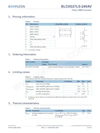 BLC8G27LS-240AVJ Datasheet Page 2