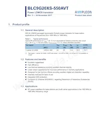 BLC9G20XS-550AVT Datasheet Copertura