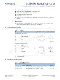 BLD6G21LS-50數據表 頁面 2