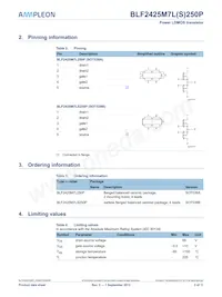 BLF2425M7LS250P:11 Datenblatt Seite 2