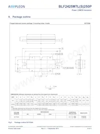 BLF2425M7LS250P:11數據表 頁面 6