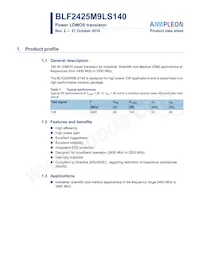 BLF2425M9LS140J Datasheet Copertura