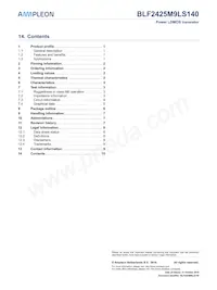 BLF2425M9LS140J Datasheet Pagina 10