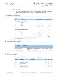 BLF6G10-135RN Datasheet Pagina 2