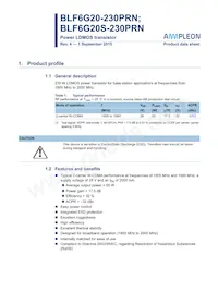 BLF6G20S-230PRN:11 Datenblatt Cover