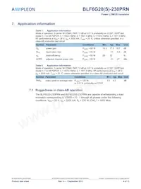 BLF6G20S-230PRN:11數據表 頁面 4