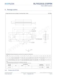 BLF6G20S-230PRN:11 Datasheet Pagina 8