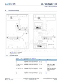 BLF6G22LS-100 Datasheet Pagina 6