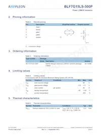 BLF7G15LS-300P Datenblatt Seite 2