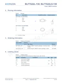 BLF7G22L-130 Datasheet Pagina 2