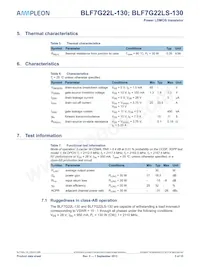 BLF7G22L-130 Datasheet Pagina 3