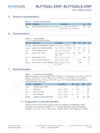 BLF7G22LS-250P Datasheet Page 3