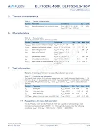 BLF7G24LS-160P Datasheet Pagina 3