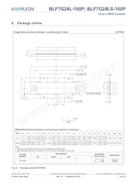 BLF7G24LS-160P Datasheet Pagina 9