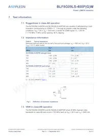 BLF8G09LS-400PGWJ Datasheet Page 4